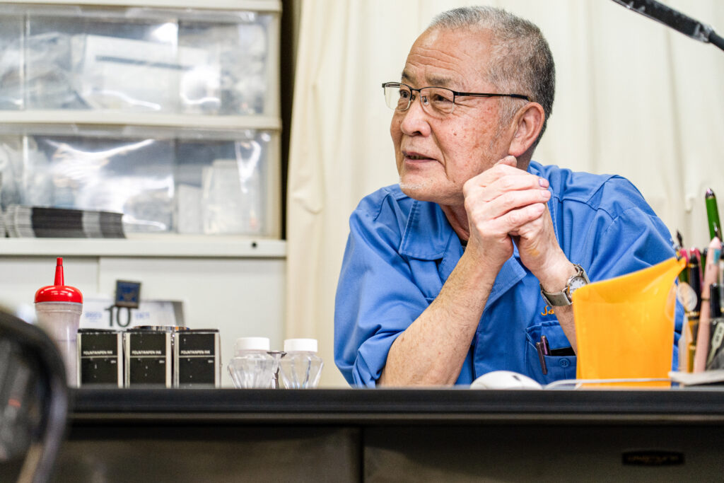 「インク工房」について語ってくれた石丸さん