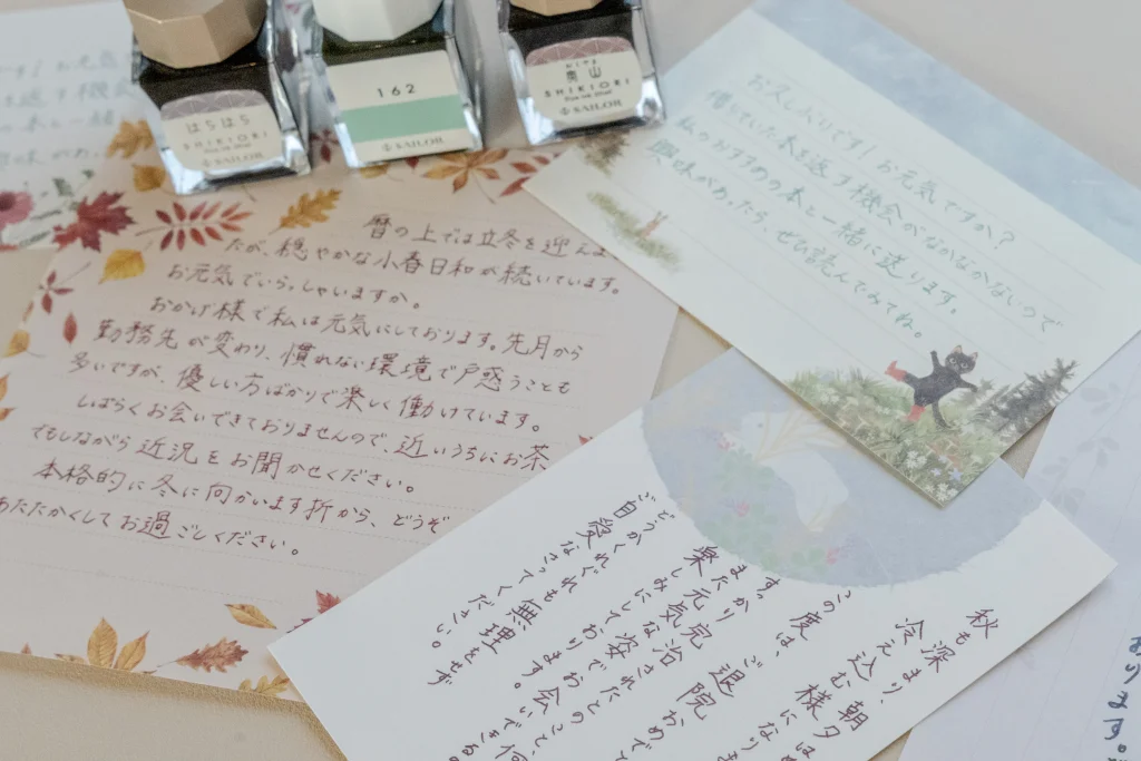 手紙を書くときの色選び