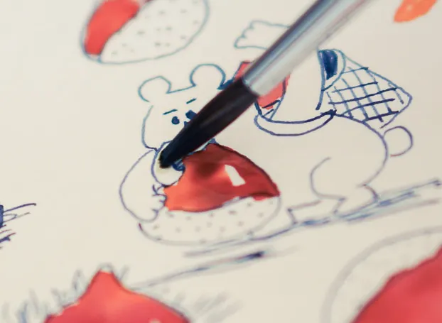 クマの栗拾い２