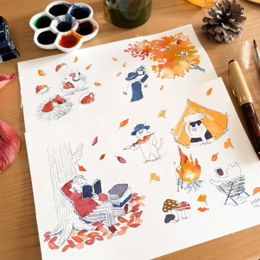 完成したイラスト