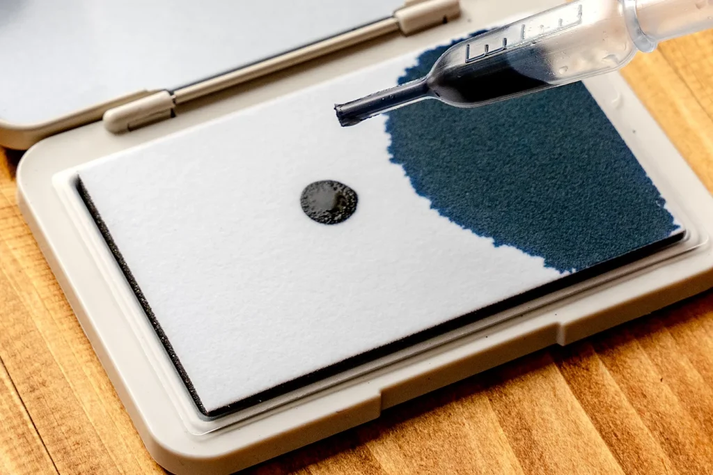 グラデーションのスタンプパッドの作り方２