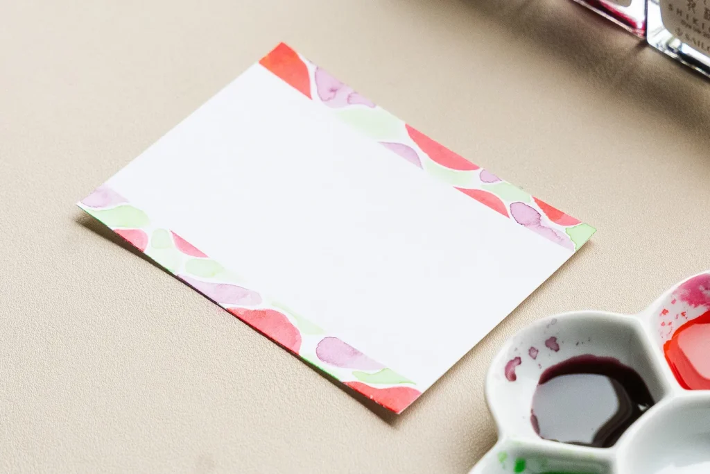 マスキングテープを剥がした状態