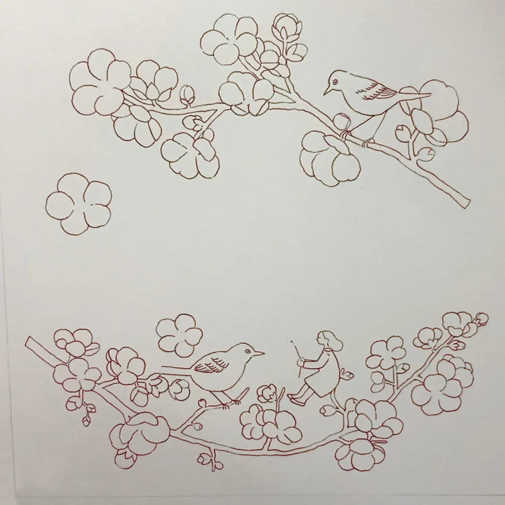 ペン入れの様子３