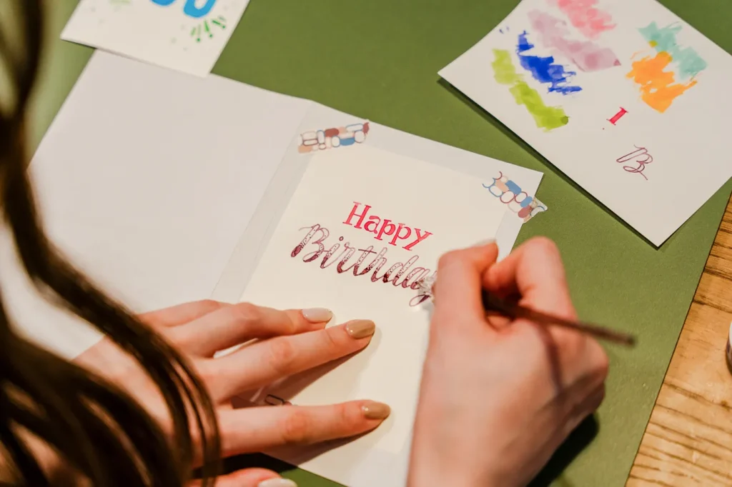 ドットのグラデーションを作っている様子