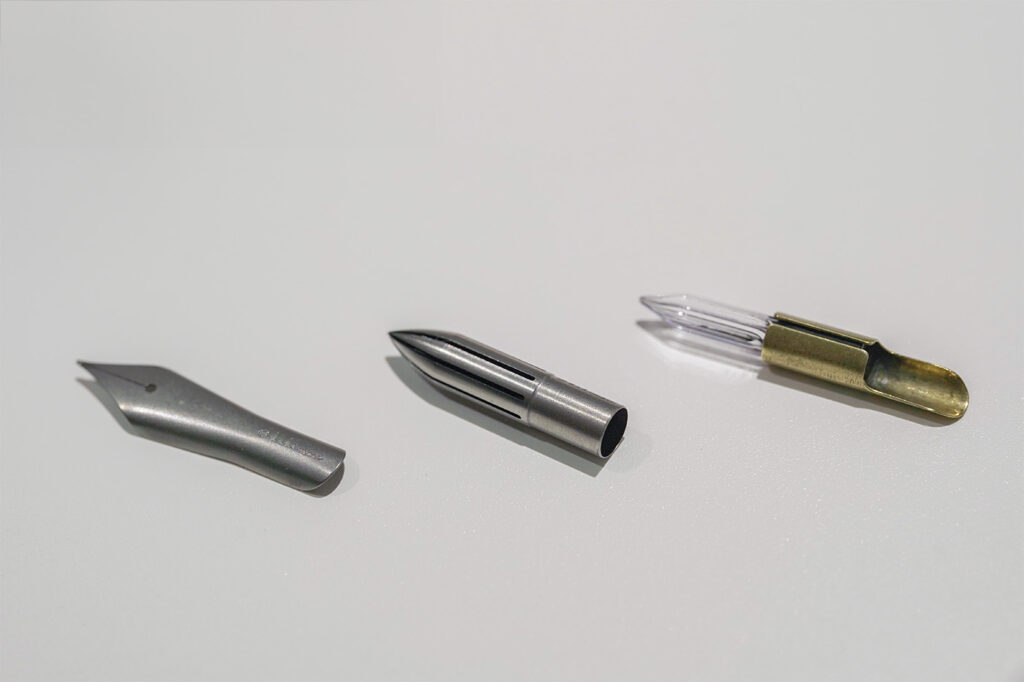 つけペンの先端の種類