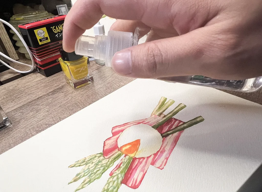 ディティールを書き込んでいる様子３