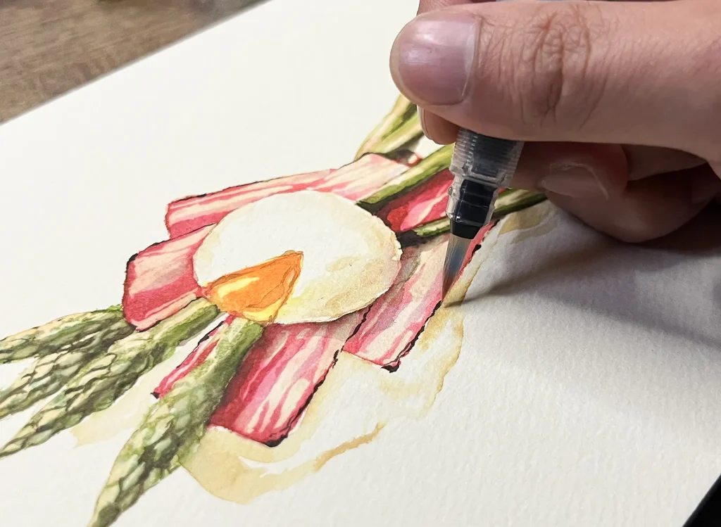 ディティールを書き込んでいる様子７