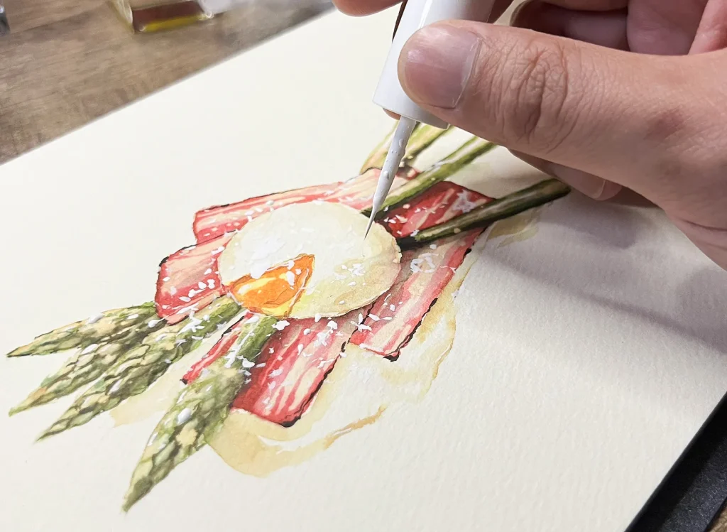 仕上げの様子１