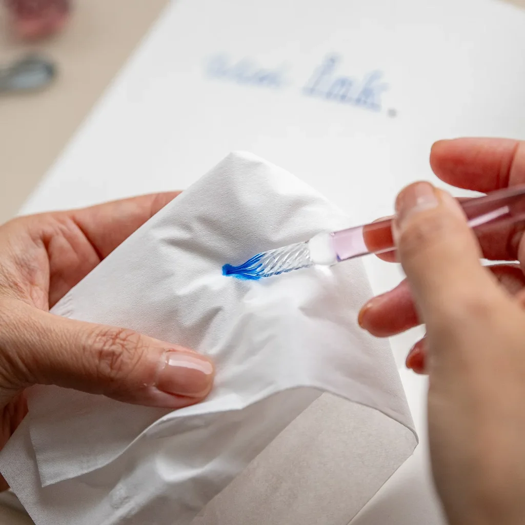 ガラスペンの使い方４