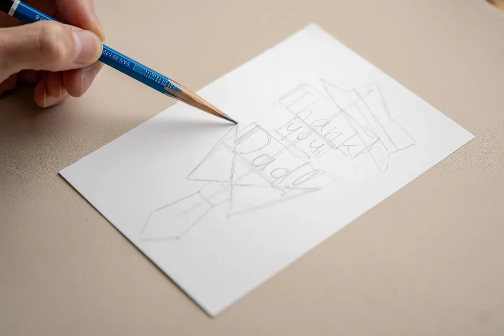 レイアウトをけめている様子