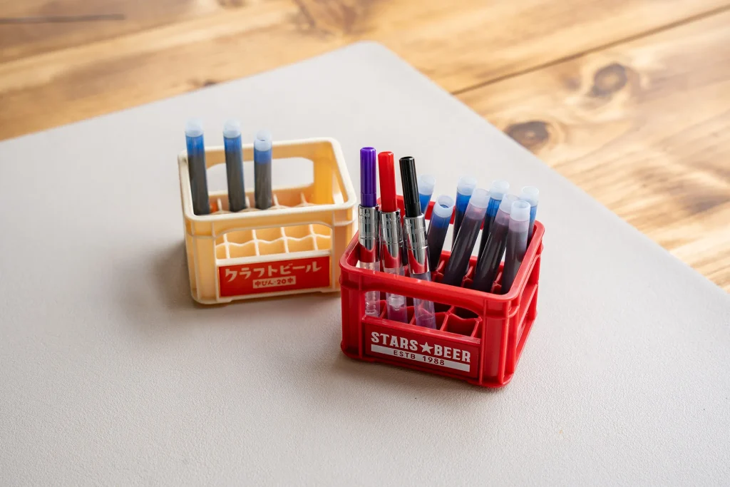 ミニチュアビールケースⅡ(Seria)の使い方