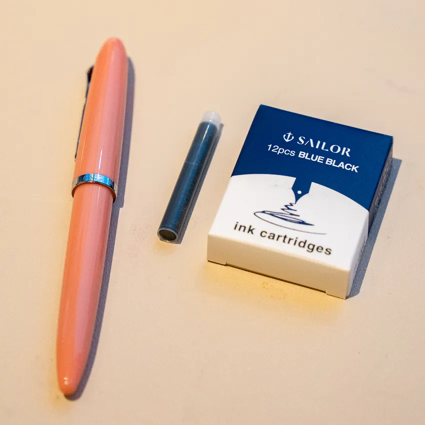 カートリッジインクと万年筆