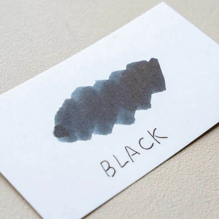 染料インクの塗りを拡大した写真