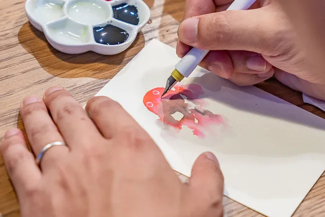 金魚の描き方４