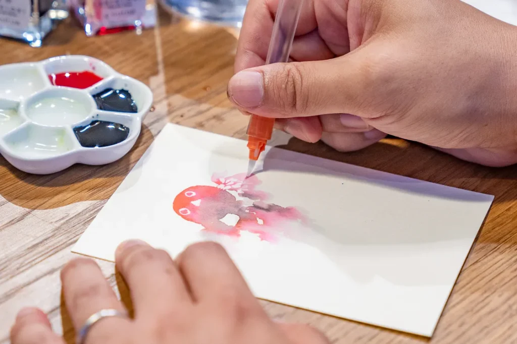 金魚の描き方５