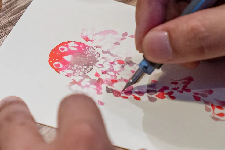 金魚の描き方７